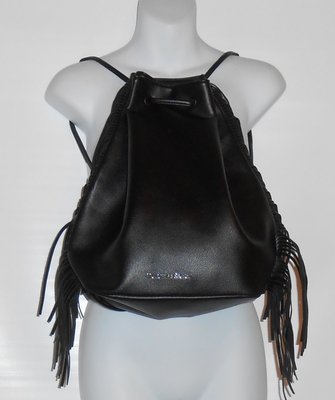 Victoria Secret Leather Fashion Show Backpack Victoria Secret black and gold mini backpack | Mercari main image 4
