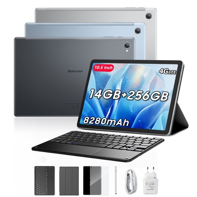 Blackview Tab 15 Pro Android Tablet 10 Zoll 14GB+256GB 8280mAh PC Modus&Keyboard