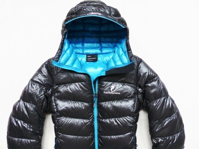 black light down jacket