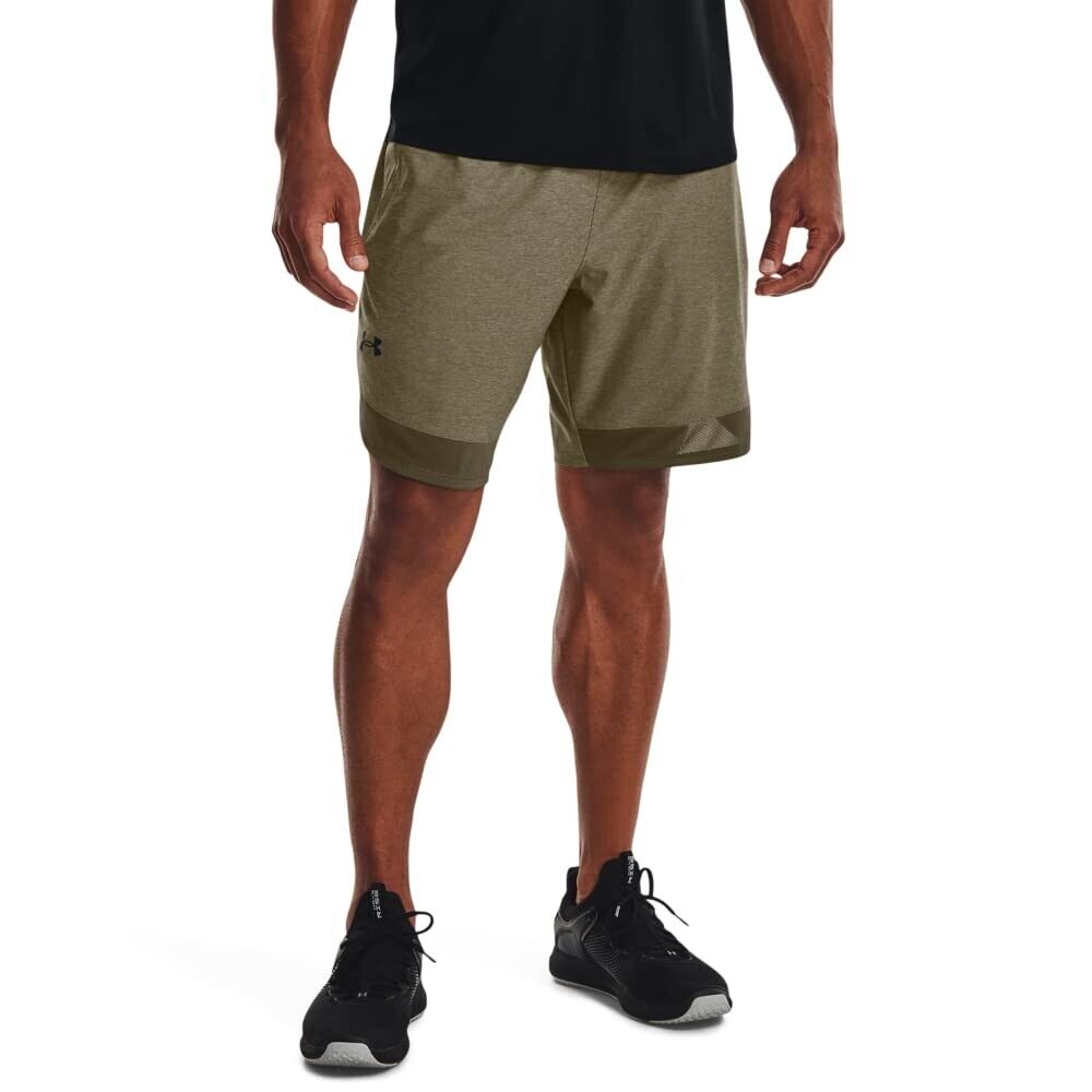 Under Armour NEW Mens Stretch Training Shorts Tent/Black Small $35