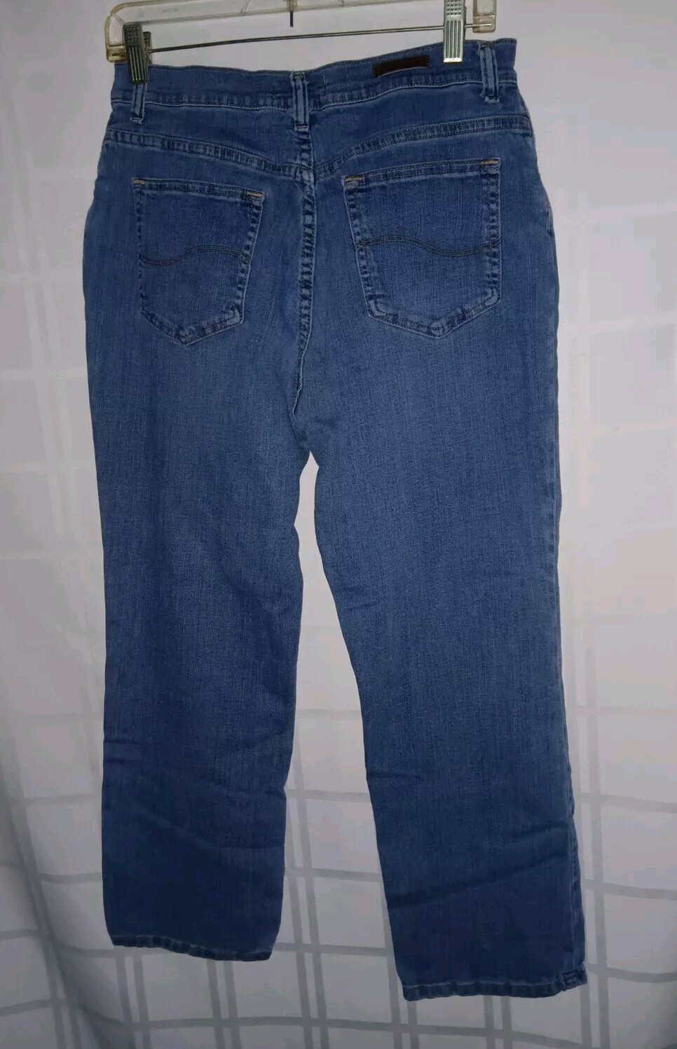 Lee Jeans Relax Fit Women's Petite 8p Straight Leg Mid-rise Classic Casual