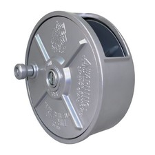 WOLF 6.25’’ Carrete de alambre de amarre de aluminio Soporte de bobina Rueda, Ligero, A