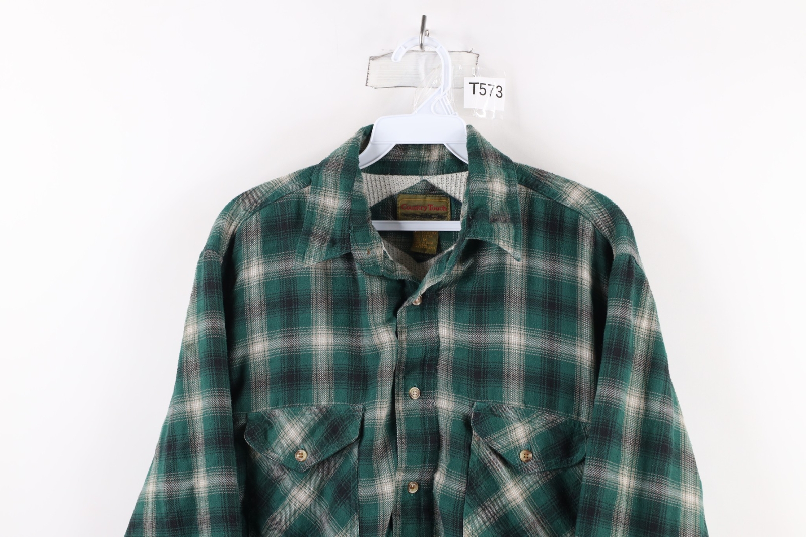 Vintage 90s Streetwear Mens Medium Distressed Thermal Lined Flannel Shirt Jacket