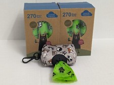 285-555ct Scented White Bags  Holders 19 or 37 Rolls of Doggie Poop Waste Bags