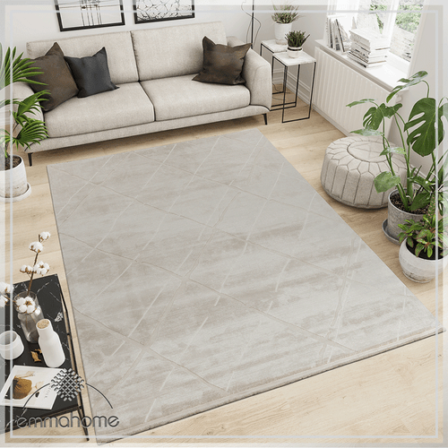 Luxury Laser Cutting Soft Living Room Rug Runner Hallway Bedroom Acrylic Carpet - Picture 2 of 10