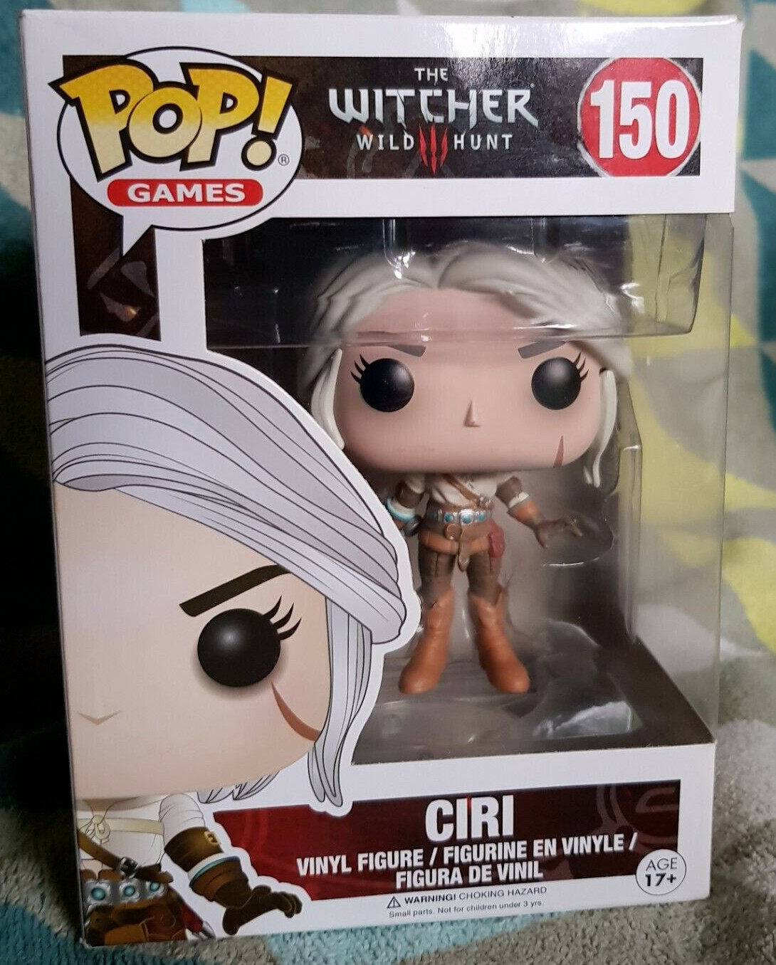 Ciri Pop 150 - The Witcher 3 Funko Pop! Vinyl 2017 Vaulted + Protector