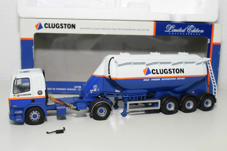 CORGI TOYS CC11801 LEYLAND DAF 85 TRUCK WITH TANKER TRAILER TANK CLUGSTON MIB - Bild 2 von 4
