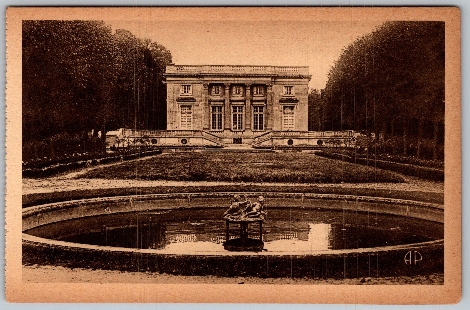 Antique Postcard Le Petit Trianon Palace Versailles, Fr 1910s