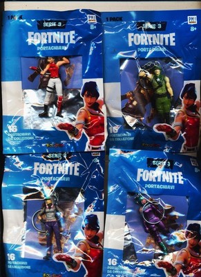 Set  4x Schlüsselanhänger Fortnite Serie 3   ( siehe Bild) ungeöffnet