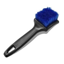 Carpet Cleaning Brush, Stiff Bristle Wheel Hub Scrub Brush Floor Mat Blue