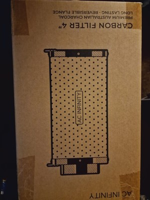 Ac infinity Abluftfilter 100mm 4 Zoll Filter Luftfilter Aktivkohle Wie Neu 