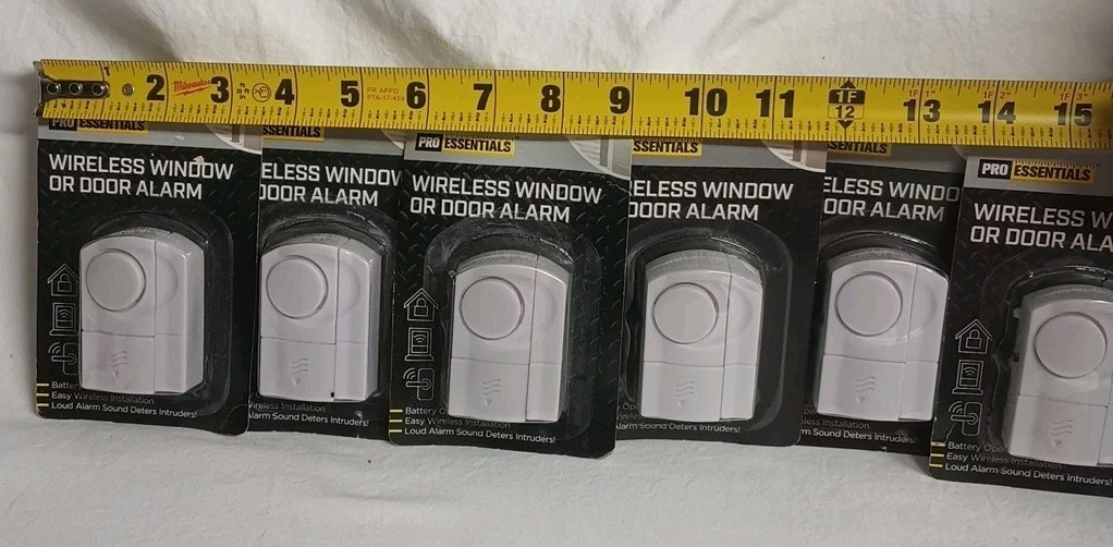 Pro Essentials Wireless Window Or Door Alarm Lot Of 6 New In Box Security Alert