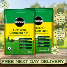 MIRACLE GRO EVERGREEN COMPLETE 4 IN 1 LAWN FEED WEED & MOSS KILLER 200M² / 400M²