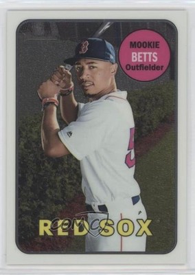 2018 Topps Heritage Chrome 190/999 Mookie Betts #THC-330 00a4