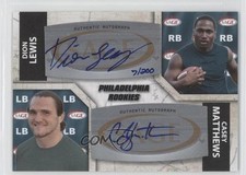 2011 SAGE Five Star Dual Auto 7/200 Casey Matthews Dion Lewis #A-25 Auto 0v0