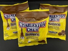 3X-Charleston Masticable Vainilla Rodillos Caramelo-Turrón de Vainilla Masticable + Recubrimiento de Chocolate