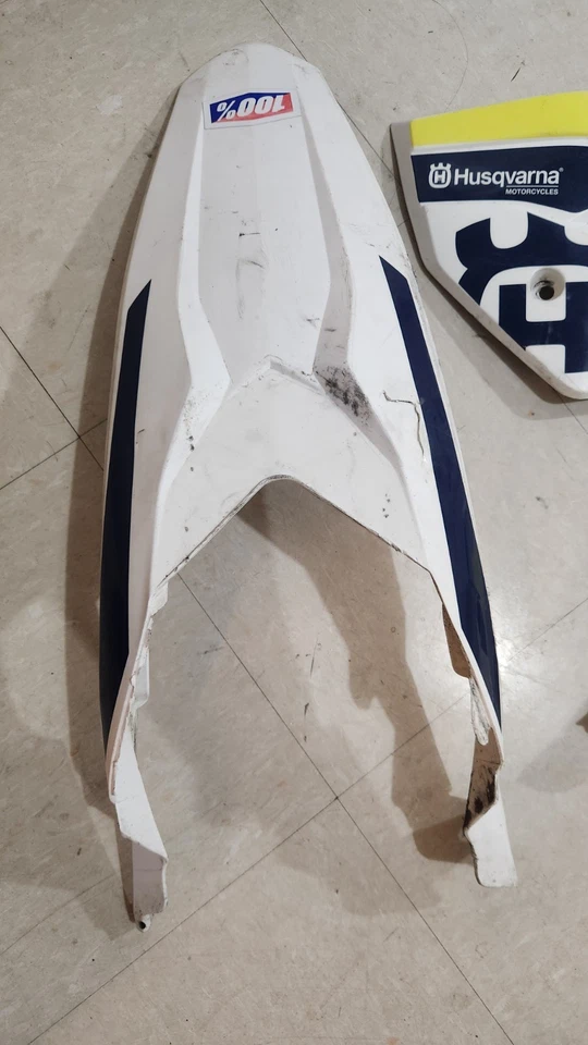 2014-2017 Husqvarna TC85 KIT PLÁSTICO SET COMPLETO CUCHARAS ALERONES SET GENUINO Foto 2 de 4