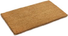 1" Thick Natural Woven Coco Coir Doormat, 36" x 60", Heavy-Duty Coconut Fiber...