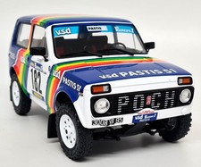 Solido 1/18 Lada Niva #182 Paris Dakar Rally 1984 Jabouille Sardou Diecast car
