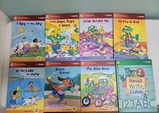 Lot of 8 Leap Frog LeapReader Books Interactive, Early Learning