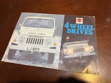 Suzuki Lj80 Lj80v Market Sales Brochure Soft Top Jimny Suzuki Lj80 Lj80v Market Sales Brochure Soft Top Jimny