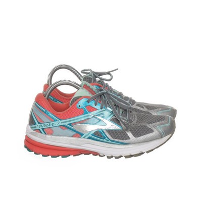 Brooks, Laufschuhe, Größe: 38 1/2, Grau/Pink/Blau, Damen #1Nx