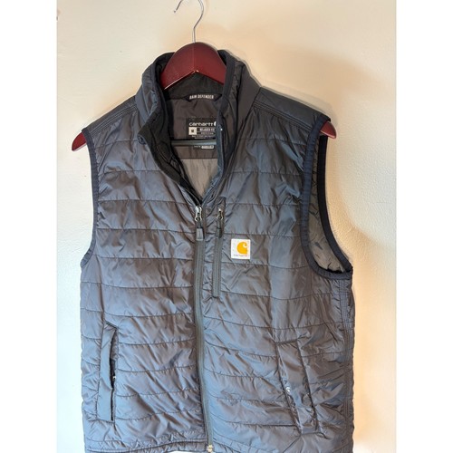 Carhartt Rain Defender Relaxed Fit Vest Mens Medium Gray Shadow OV2286-M Puffer