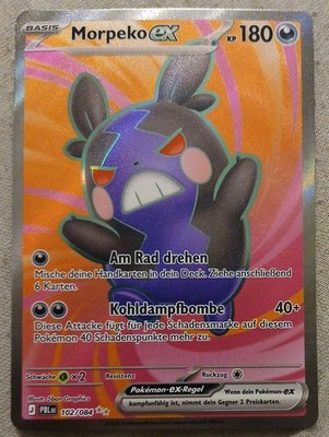Pokemon TCG Morpeko ex (PBL 102/084) Dunkelnacht Deutsch NM