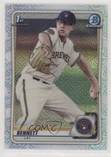 2020 Bowman Chrome Prospects Mega Box Mojo Refractor Nick Bennett #BCP-140 03gt