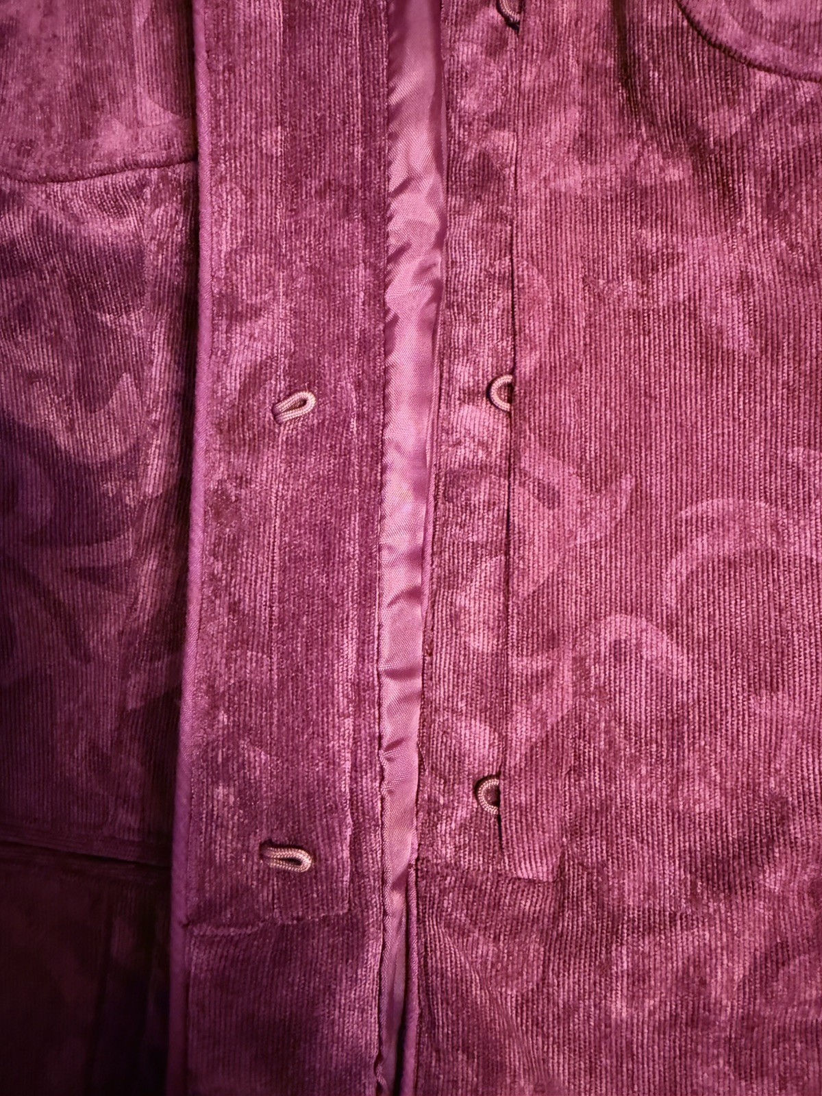 Chicos Jacket, Size 1, Lined, Embossed Pattern, D… - image 6