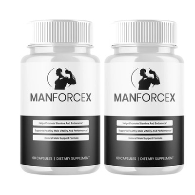 2-Pack ManForceX Male Capsules - Man Force X Male Performance Support - 120 Caps