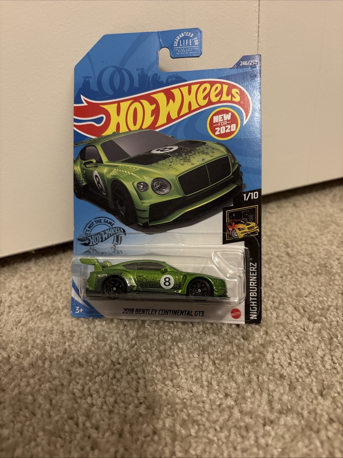 Hot Wheels 2018 Bentley Continental GT3 Nightburnerz