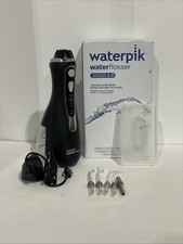 Waterpik Water Flosser Cordless Advanced 2.0 Black WP-582CD Teeth Braces Read!!