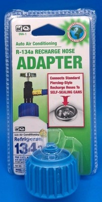 DVA1 R-134a Self-Sealing Can tapper Adapter Recharge Hose Interdynamics