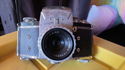 Ihagee Dresden Exakta Varex (VX) 35mm SLR Camera Carl Zeiss Jena 1:35 50mm Lens