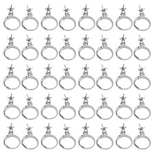 40 Pcs Dangle Ear Wire Craft Jewelry Findings French Hook Earring