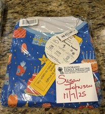 Little Sleepies Blue Birthday Wishes Pajama Set Size 16 NIB