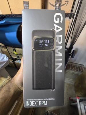#ad NEW Garmin Index BPM WiFi Smart Blood Pressure Monitor Black FAST SHIP $109.00