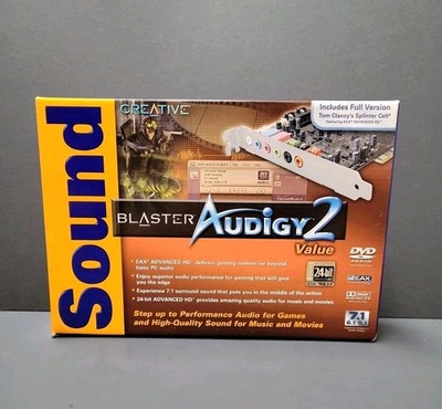 Creative Sound Blaster Audigy 2 Value SEALED PCI Sound Card SB0400 NIB New 2004