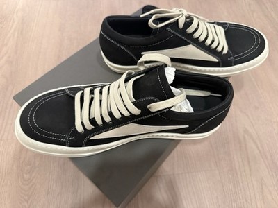 Rick Owens Vintage Sneaker Low Black/Milk Sz EU 44 US 11