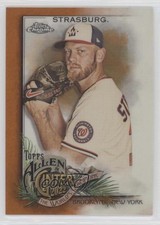 2022 Topps Allen & Ginter Chrome Orange Refractor 2/25 Stephen Strasburg 10ua