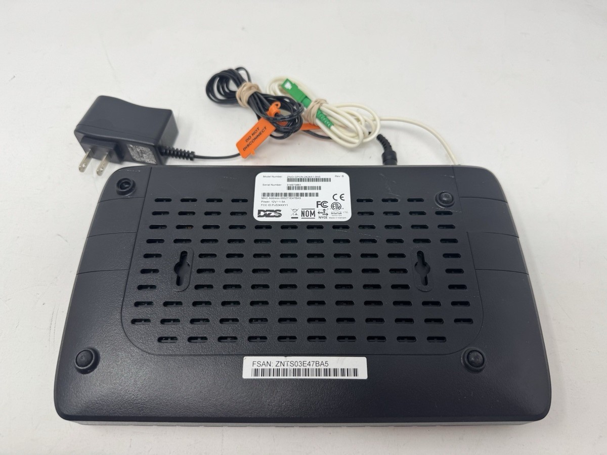 ☆PON ☆ DZS Dasan Zone Solutions ZNID-GPON-2424A1 Fiber Optic Modem