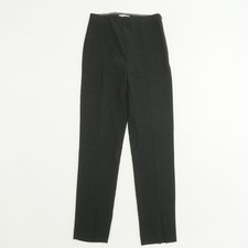 Babaton Atelier Cassatt Black High Rise Slim Fit Split Hem Pants Size 4