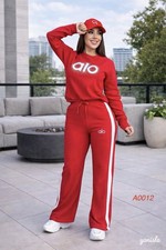 Women S 2 Piece Tracksuit Set Zip Up Jacket Jogger Pants Sport Lounge Outfi