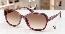 RALPH RA5351U 623913 Violet Havana Gradient Brown 57 mm Women's Sunglasses
