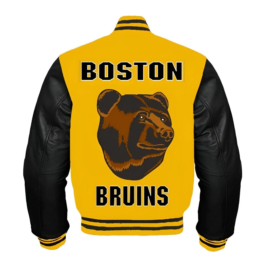 Boston Bruins Gold Body Black Jacket
