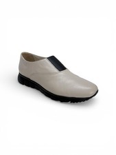 Amalfi by Rangoni Beige Leather Jonathan Slip-on Loafers Size 7M
