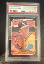 1987 Donruss - Rated Rookie Mark McGwire #46