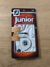 Junior Golf Glove, White Large, Worn on Left Hand, New, In Original Packaging