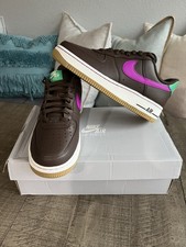 Unreleased Nike Air Force 1 '07 Premium Low Baroque Brown And purple Sz Mens 7.5